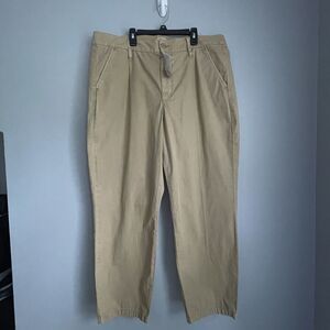 NEW J. Crew Slouchy Boyfriend Chino Women’s Size 33 Waist 39 Barrell Khaki Pants
